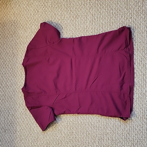 Cherokee Workwear Revolution Women's Scrub Set Size Small Tall Wine - Picture 4 of 7